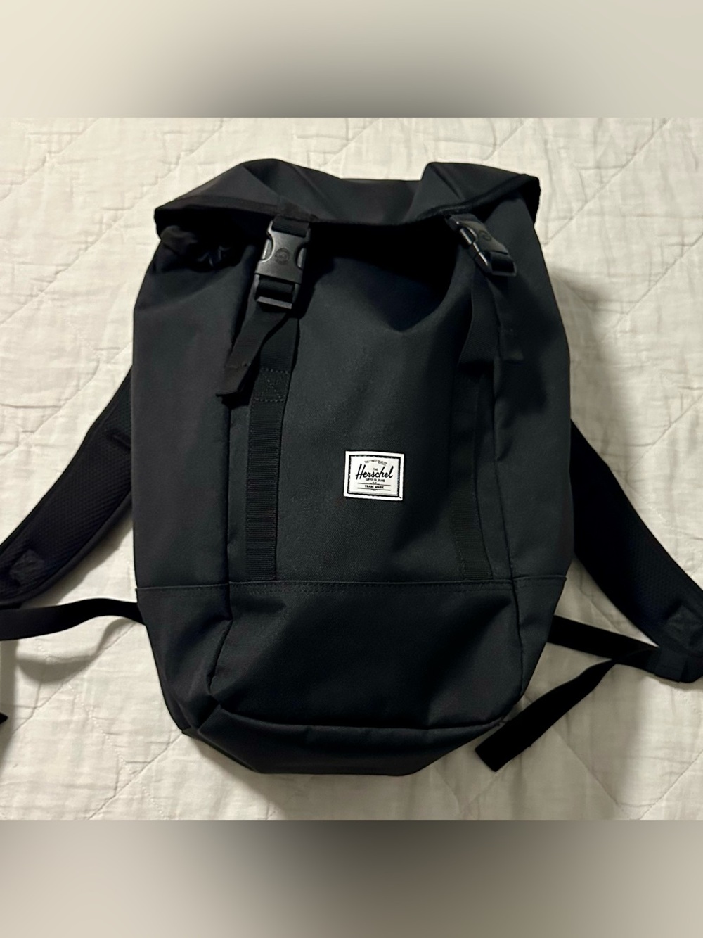 Herschel Supply Company Black Backpack with Brown Straps